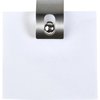 Tatco Note Holder, Magnetic, 1-1/4"Wx2"Lx3/5"H, 4/PK, Silver 4PK TCO58300